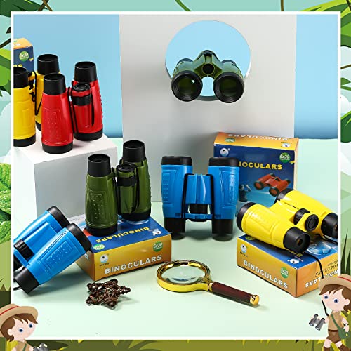 Leyndo 24 Pieces Kids Binoculars with Neck String Assorted Colors Novelty Toy Binoculars for Kids Camping Party Supplies Nature Exploration Toys for Outdoors Indoors Sightseeing, Camping, Birdwatching by Leyndo - Image 6
