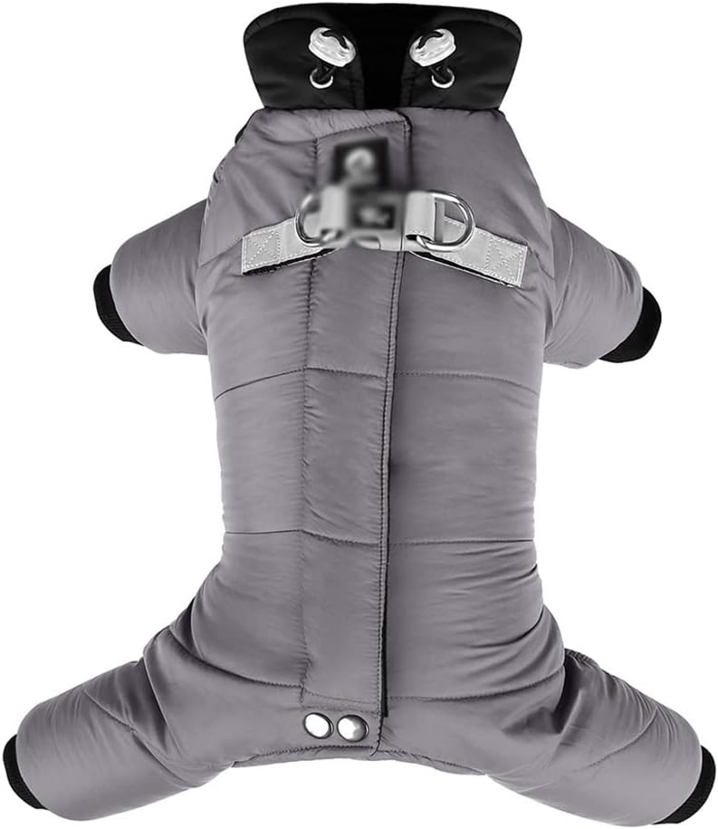 Dog Coat Jacket with Harness Pet Puppy Dog Clothes Chihuahua French Bulldog Clothing for Small Large Dogs (A XXL Code)