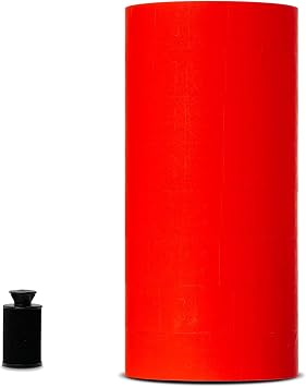 Pricing Labels for Monarch 1136 Labeler, 8 Rolls, 14,000 Two Line Labels, Ink Roller Included Red