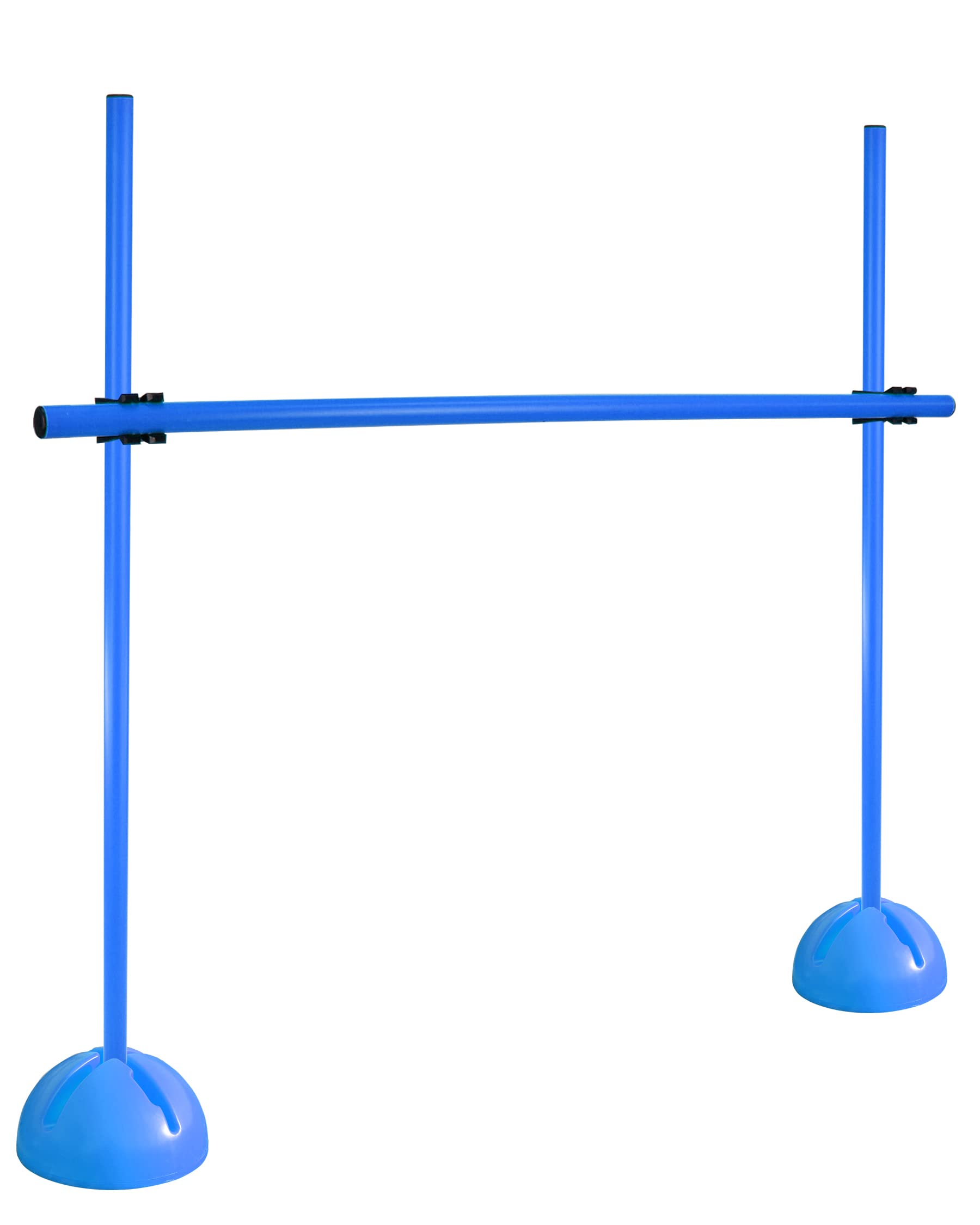 Kombi-X-Standfuß-Hürdenset – Stangen 100 cm – Training der Sprungkraft & Koordination – befüllbarer X-Standfuß – Agility-Hürde für Fußball, Leichtathletik & Hundesport