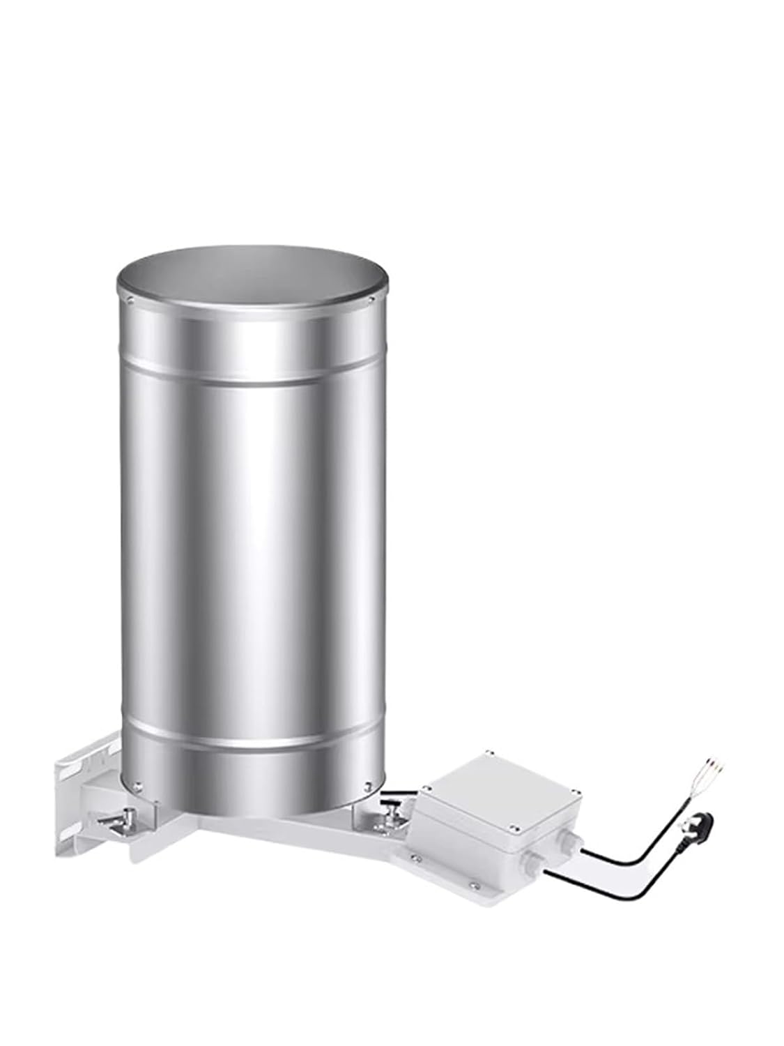 Tipping Bucket Heated Rain Precipitation Sensor Rainfall Alarm Transmitters Monitor Stainless Steel Weather Station