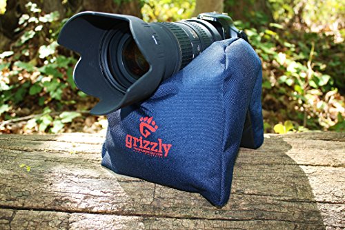 Grizzly Camera Bean Bag (Large-Blue), Photography Bean Bag, Video Bean Bag, Camera Support, Camera Sandbag, Spotting Scope Support, Birders Bean Bag, Tripod, African Safari, Photography Tours #TOP3