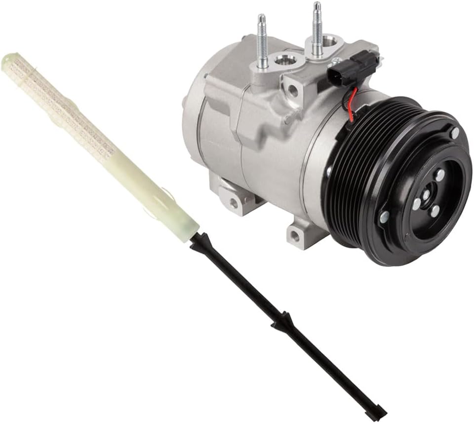 OEM AC Compressor & A/C Drier For Ford F250 F350 F450 F550 F-250 F-350 Super Duty 6.7L PowerStroke Diesel 2011-2016 - BuyAutoParts 60-85428R4 New