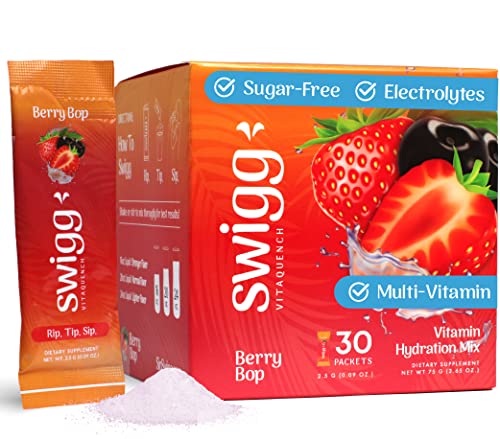 Electrolytes Powder Packets | Daily Multivitamin Hydration Packet | Electrolytes Powder No Sugar | 2500 Mcg B12, C + D + B6, Folate, Iron Zinc + More #TOP19