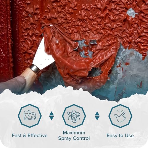 Polar Paint & Varnish Stripper Spray - 6 x 17 Fl Oz | Industrial Strength Gel Removal for Paints, Varnishes & Other Stubborn Resides | Multi Surface Paint Stripper for Wood, Metal and Concrete
