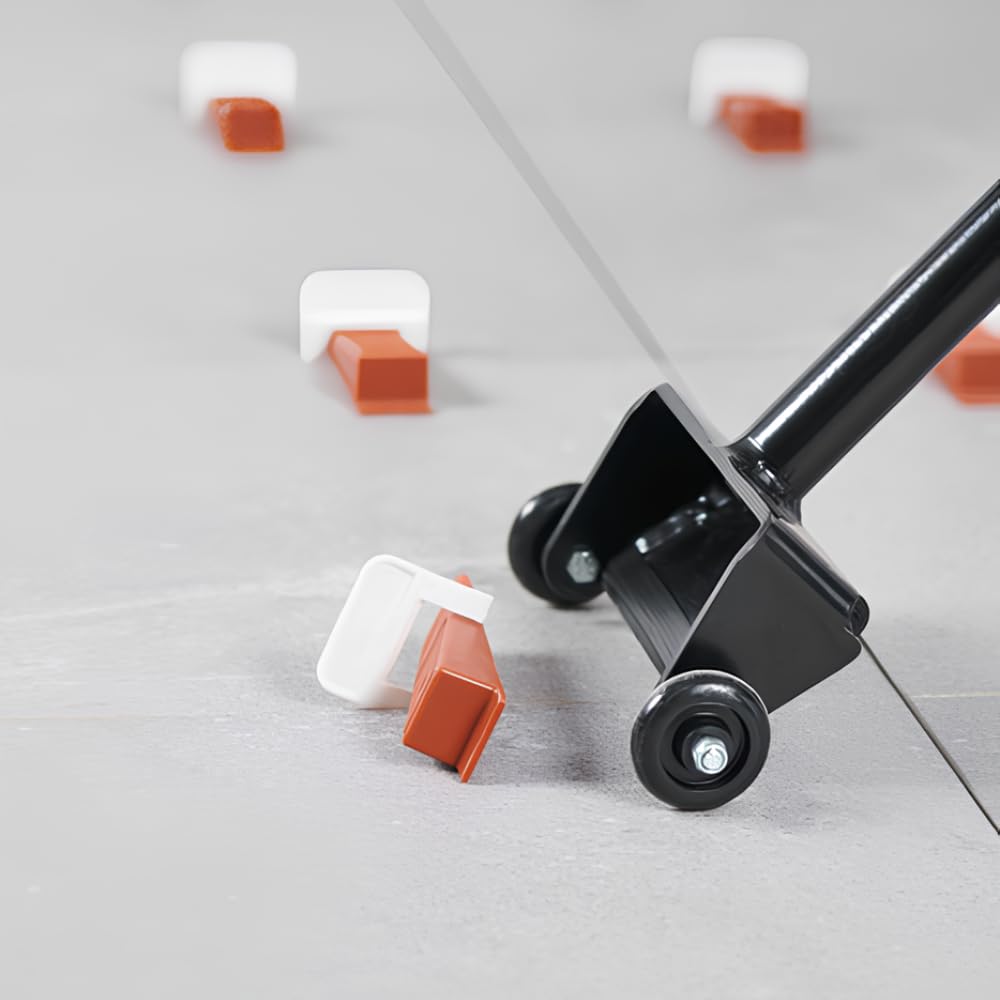 RAIMONDI Clipdozer MKII, Strumento Professionale per Rimozione Sistemi Livellamento Piastrelle, Manico Alluminio Anodizzato, 130 cm