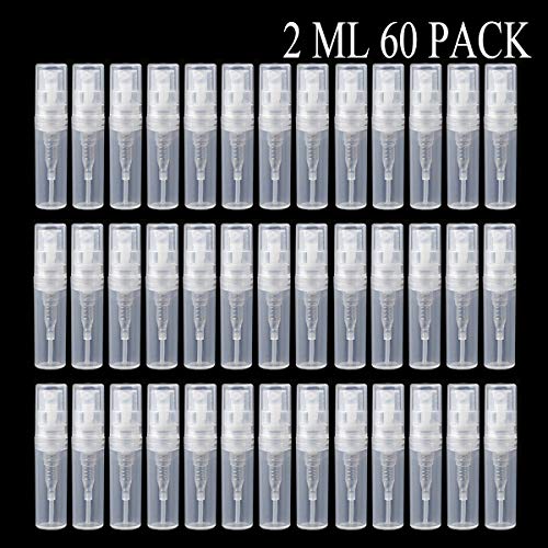 Csdtylh Mini Clear Plastic Spray Bottle Portable Cute Perfume Mouthwash Atomizer for Cleaning