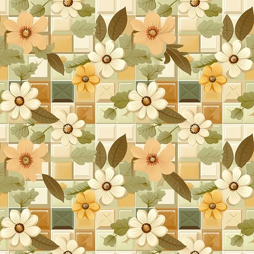 Tecido Tricoline - Kit Primavera 3 com 4 paninhos 50x75 cm