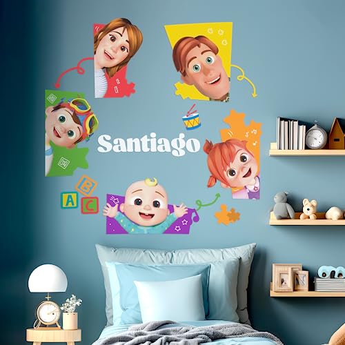 Vinilo Decorativo Personalizado CoComelon EGD para Pared miniatura 1