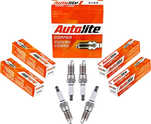 Autolite 5143 Copper Resistor Automotive Replacement Spark Plug (1 Pack)