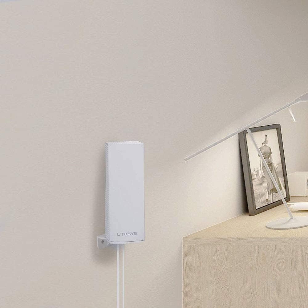 Koroao Wall Mount Holder for Linksys Velop Tri-Band AC2000/AC6600/AC4400/AC2200 Whole Home WiFi Mesh System by Koroao, Linksys Velop Mesh Router Holder (1 Pack)