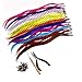 Feather Hair Extension Kit with Synthetic Feathers 100 Beads Plier and Hoo (35 Feather)