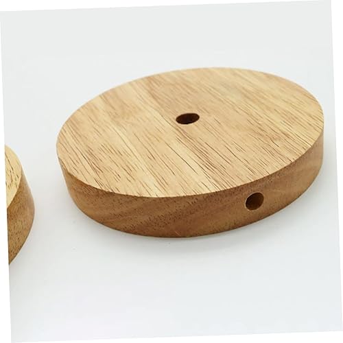 Miniatura 7 de Abaodam 10 Uds Base de iluminación LED Accesorios Cristales Lámpara de mesa Base de madera Luz nocturna Soporte de exhibición de arte Figuras de