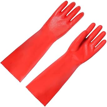 Thicken Gloves The Mitten Dishwashing Gloves Scrubber Non-slip Pvc Housework