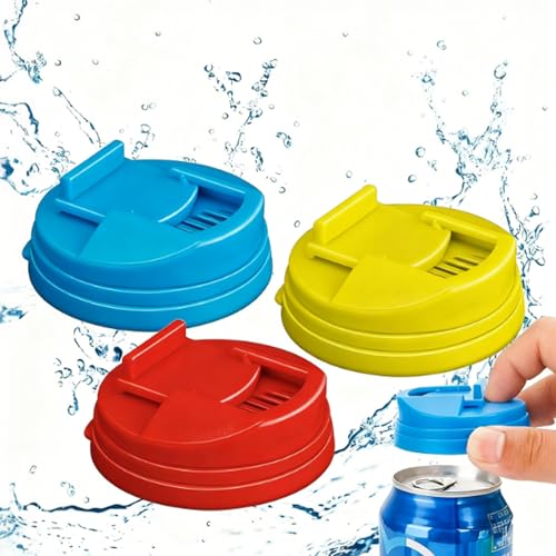 2026 Reusable Plastic Soda Can Covers (6)