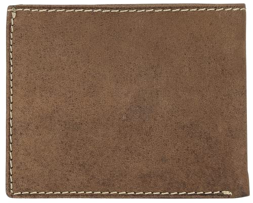 Guinness Brown Leather Wallet With Wings Print,Brown,One Size3