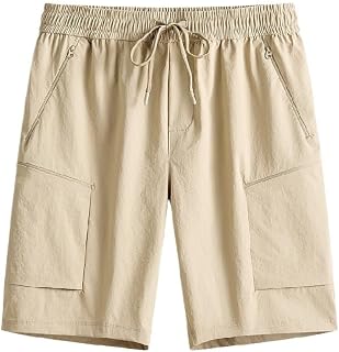 Men Stretch Breathable Quick Dry Shorts Loose 5 Inch Running Athletic for Outdoor Sports
