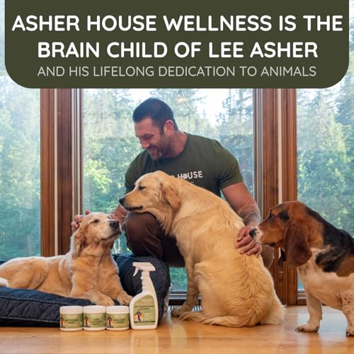 Asher House Wellness Eliminador de odores de animais de estimação para casa – Fórmula bioenzimática