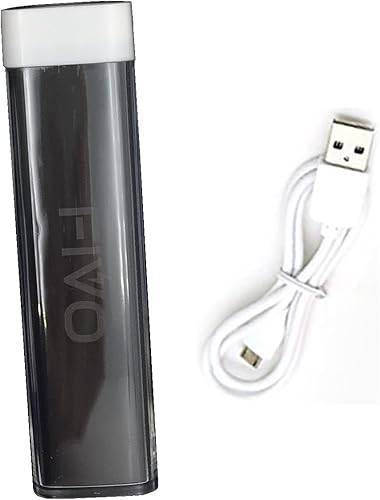 Miniatura 6 de FIVO Cargador portátil de batería de 2600 mAh 5 V 1 A con cable USB funda rígida de transporte y gancho para iPhone Samsung Galaxy y más 1