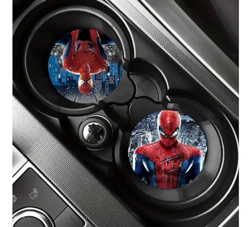 Posavasos para auto 2 piezas diseño divertido miniatura 5