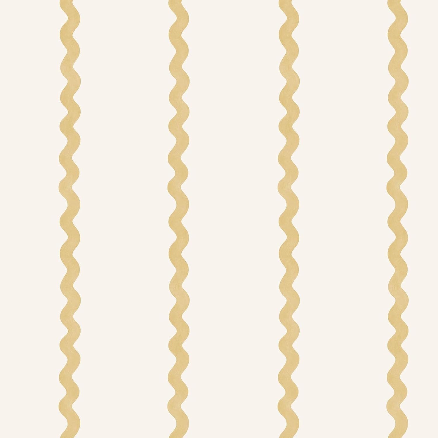 Do The Wiggle Stripe Fun and Playful Kids Design Wallpaper Perfect for Nurseries Playrooms and Bedroom Decoration Ochre Holden 13980