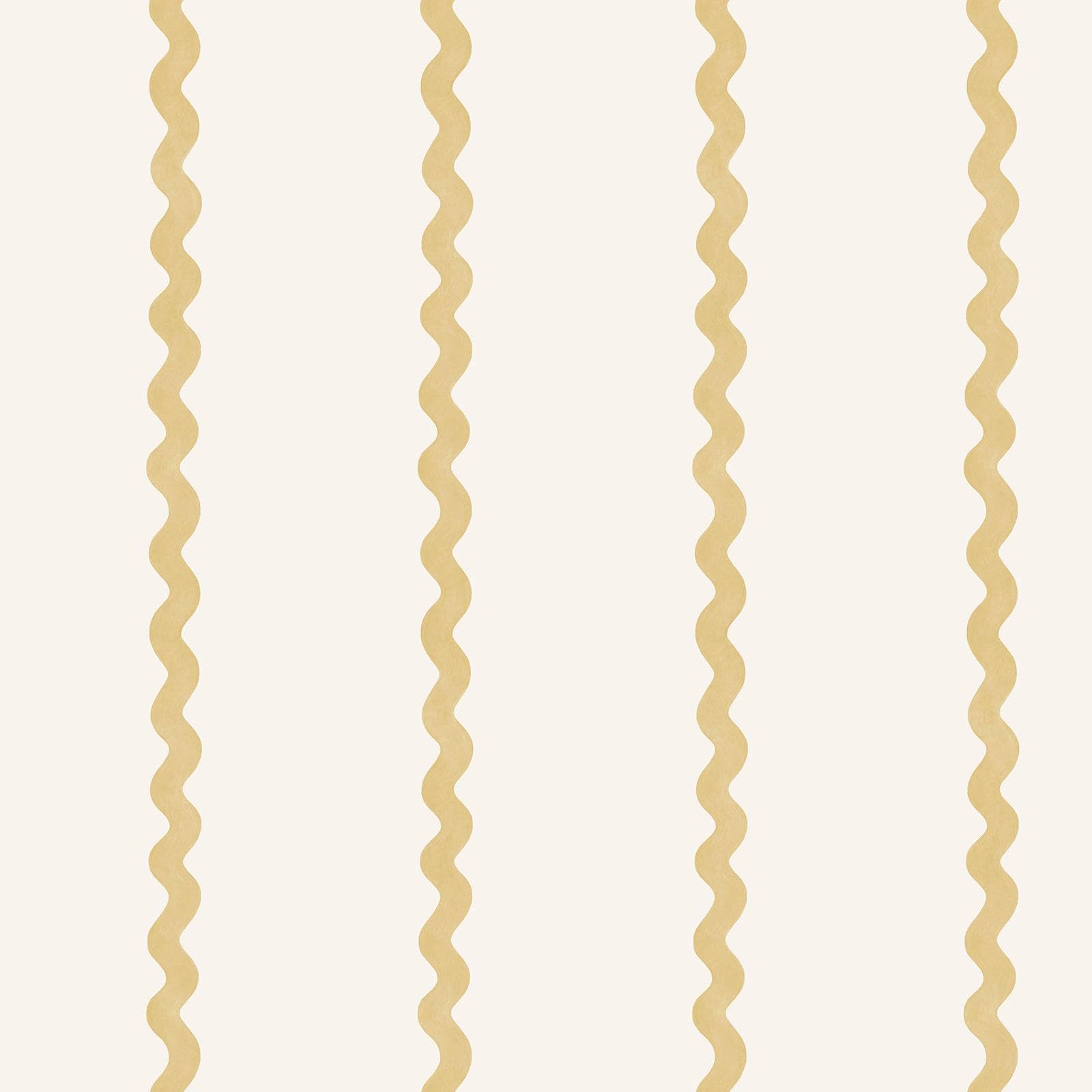 Do the Wiggle Stripe Fun and Playful Kids Design Wallpaper Perfect for Nurseries Playrooms and Bedroom Decoration Ochre Holden 13980