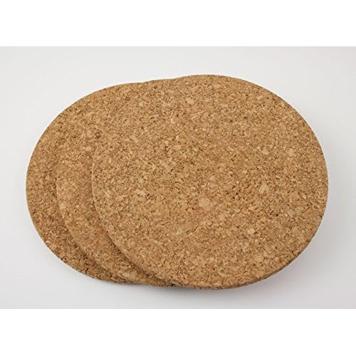 Ikea HEAT Trivet - 19 x 1 CM Round Cork Coaster Mat, Heat Resistant