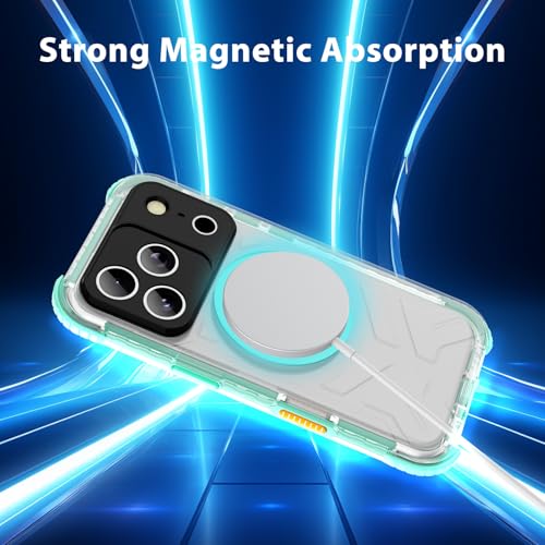 Transy Waterproof Phone Case Compatible with iPhone 17 Pro, IP68 Waterproof Shockproof Dust-Proof Phone Case with Built in Screen Protector, Full Body Protective Case (Green Lake, iPhone 17 Pro) by Transy - Image 4