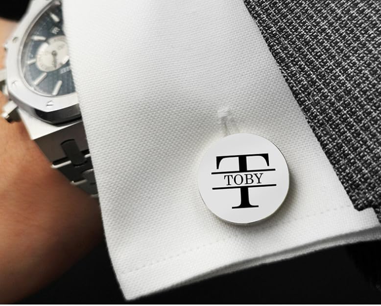 Mancuernillas personalizadas para hombres miniatura 2