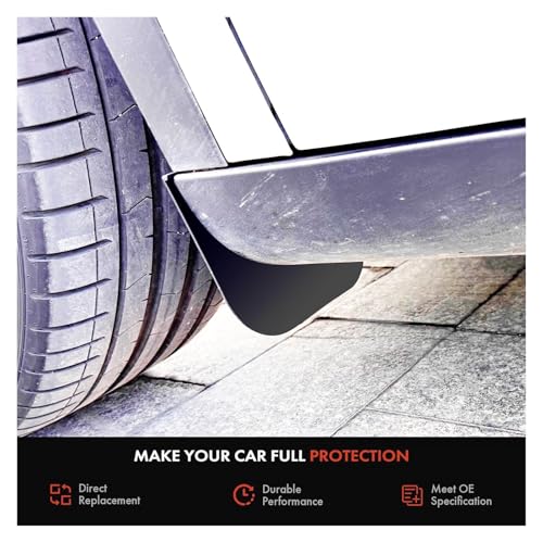 Guardabarros para coche Tesla Model Y 2020 a 2024 en material TPE resistente contra salpicaduras 2