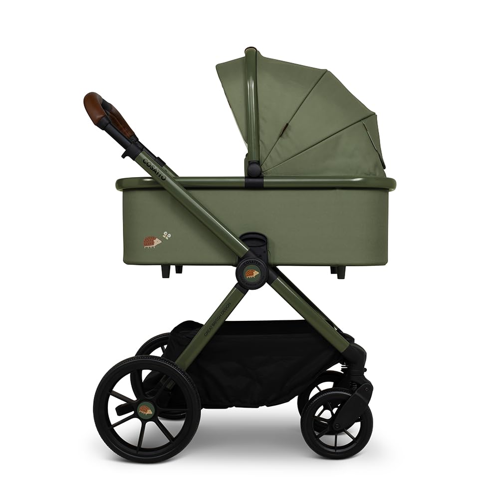 COSATTO Giggle 4 Travel System - Sistema da viaggio 3 in 1, 0-25 kg, ca. 4 anni, pieghevole, carrozzina, carrozzina, navicella, seggiolino auto, seggiolino i-Size gruppo 0+, seggiolino auto e