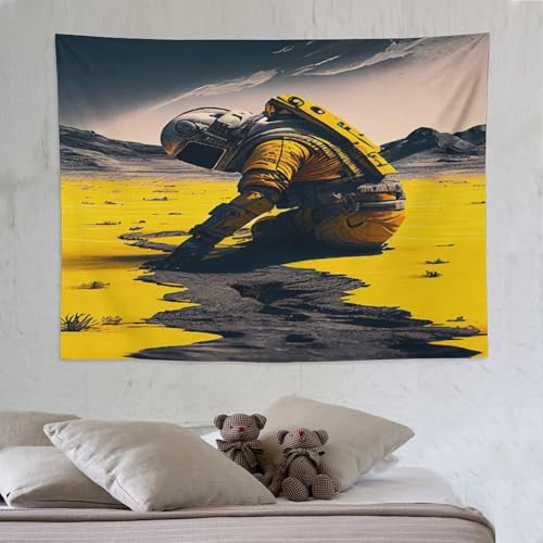 Tapisserie astronaute pour transformer un mur vide en décor spatial