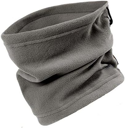 Ewandastore Polar Fleece Face Warm Mask Neck Warmer Beanie Hat Scarf Hood for Men Women(Grey)