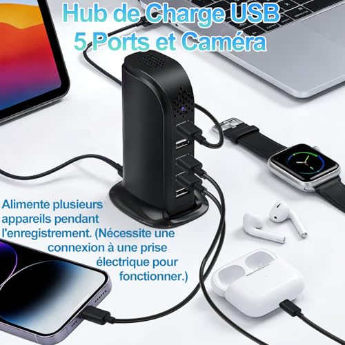 Mini camera espion WiFi TANGMI 1080P pour resoudre les problemes de securite