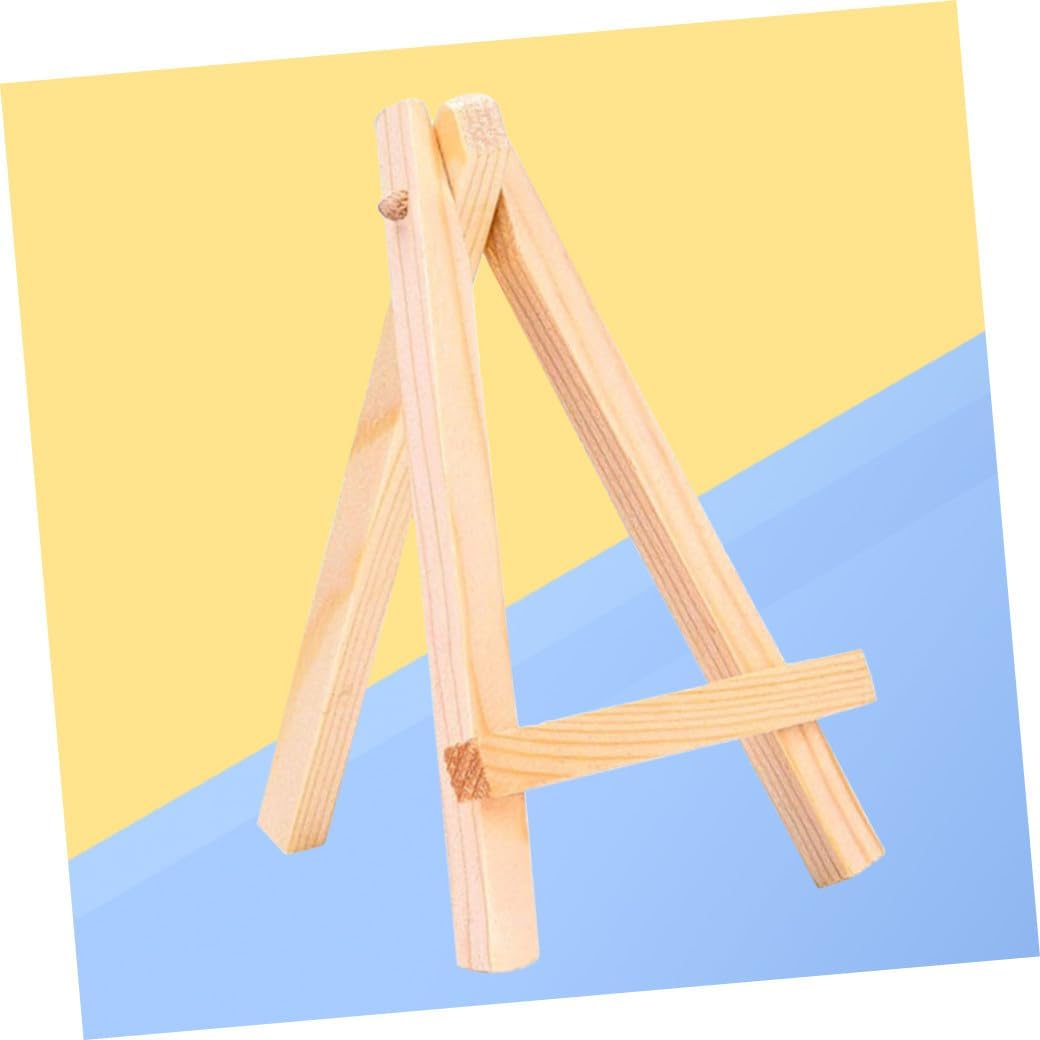 8Pcs Mini Wooden Display Easel Stand for Boys and Girls Phone Pictures Size image 3