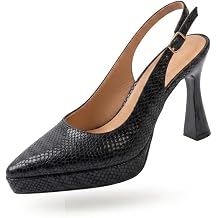 ZR N-2101 Premium Exclusive Siyah G nl k Arkas  A k Y lan Desenli Topuklu Ayakkab  11 cm