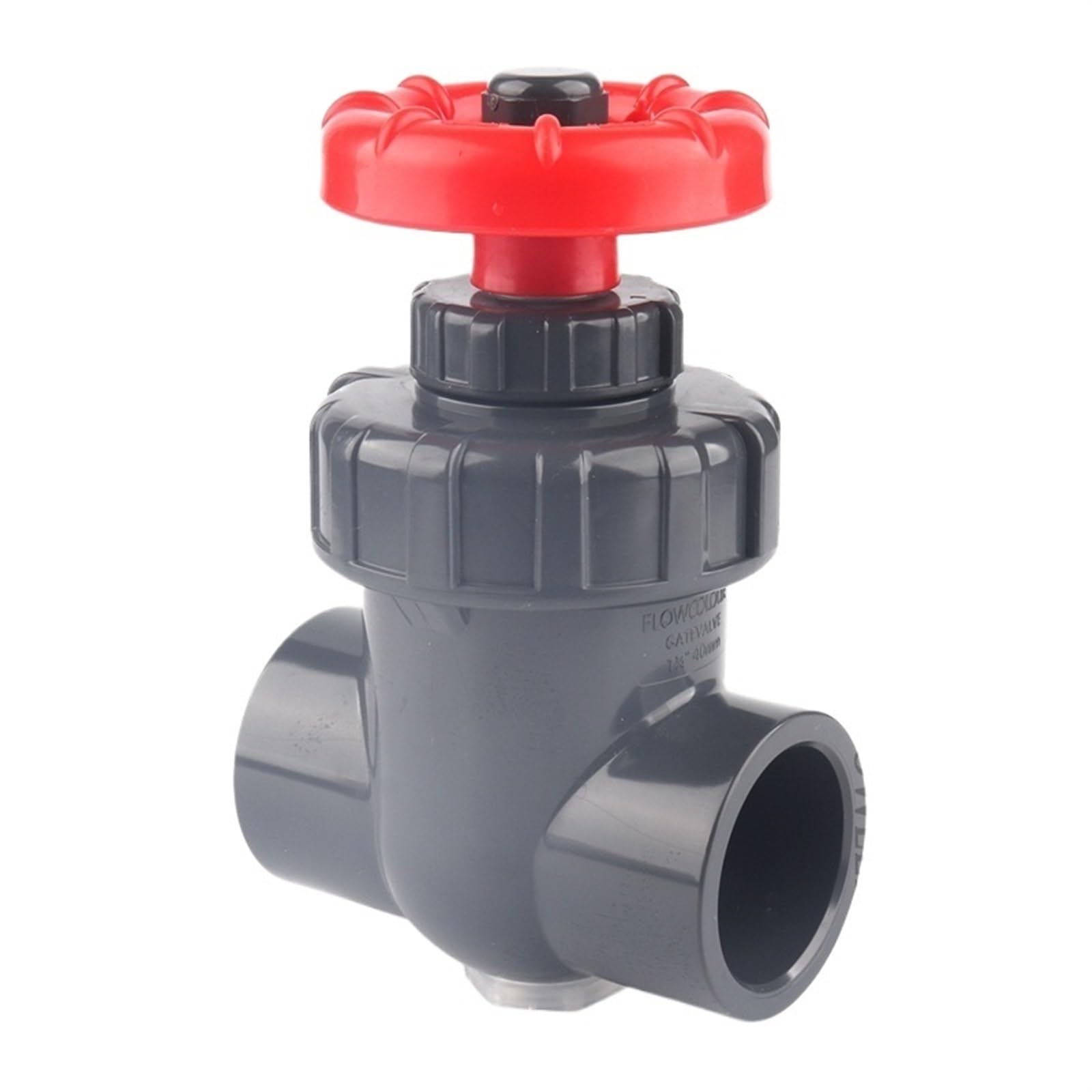 Válvula de compuerta UPVC for riego acuario, Control flujo preciso, interruptor volante continuo, válvula esclusa plástico, 20~63mm, 1 ud Para Control Del Flujo Del Riego