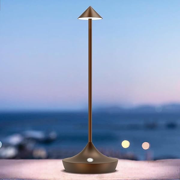bravzurg Lampada da Tavolo Ricaricabile e Wireless