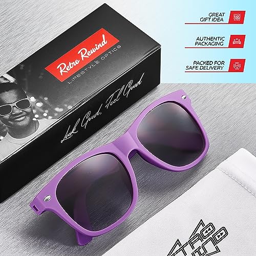 Image of Retro Rewind Kids Sunglasses for Boys Girls Age 3-12 - Shatterproof UV400 Toddler Children Sun Glasses