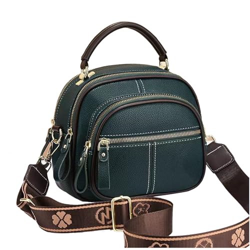 Bousalutend Crossbody Bag, Adjustable Wide Shoulder Strap Leather Classic Luxury Multifunctional Compartments