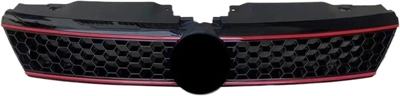 Front grille Front for Radiator Grille For VW for Jetta Mk6 2012 2013 2014 Grill Honeycomb Racing Grills(Red)