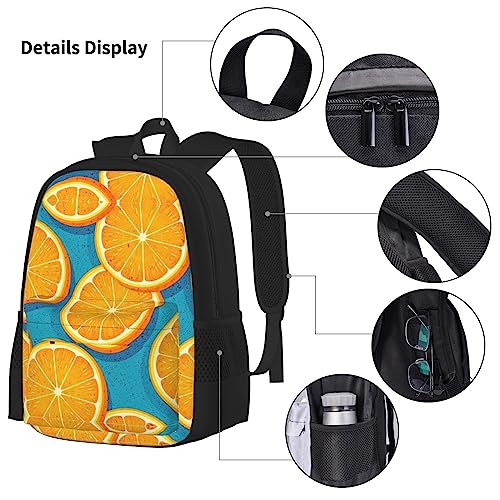 Sac à dos WURTON ensemble 3 en 1 imprimé orange résistant pour protéger vos repas - 5