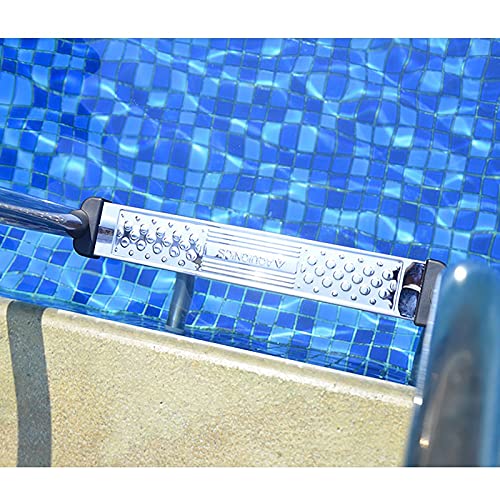 Barandilla de acero inoxidable para piscina con 3 peldaños miniatura 6