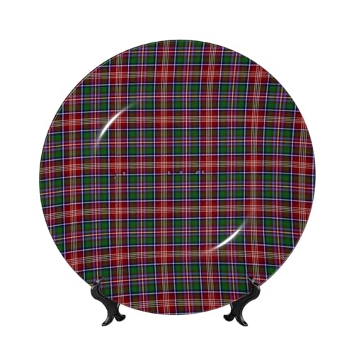Platos decorativos Dyale Clan Ritchie Tartan 7in