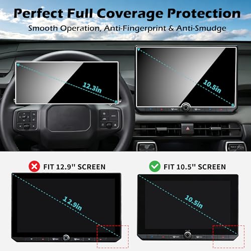 Tempered Glass Screen Protector for RAV4 2026 LE XLE Premium Woodland SE by Treesiche - Used condition - Image 7