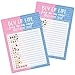 DISTINCTIVS Gender Reveal Party Emoji Game Cards - 20 Count