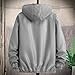 Hiking Shirts Men Long Sleeve Zip Up UPF 50 + Sun Protection Outdoor Lightweight Hoodie Jacket Full Zipper Fishing Shirt 01#,Gray,3X-Large