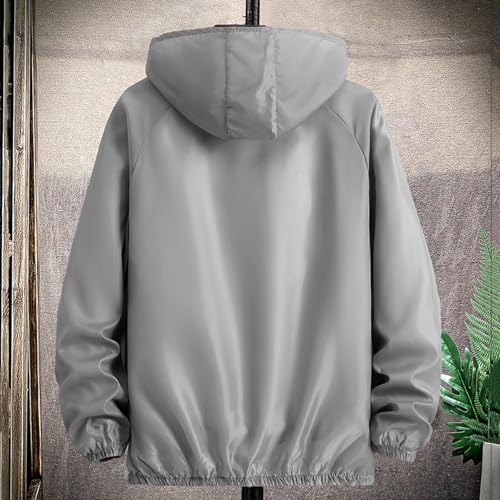 Hiking Shirts Men Long Sleeve Zip Up UPF 50 + Sun Protection Outdoor Lightweight Hoodie Jacket Full Zipper Fishing Shirt4