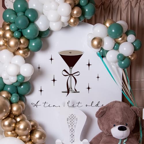Vinilo decorativo de martini para fiesta temática miniatura 5