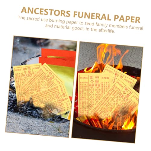 Fête du balayage des tombés : papier de sacrifice en rouleau